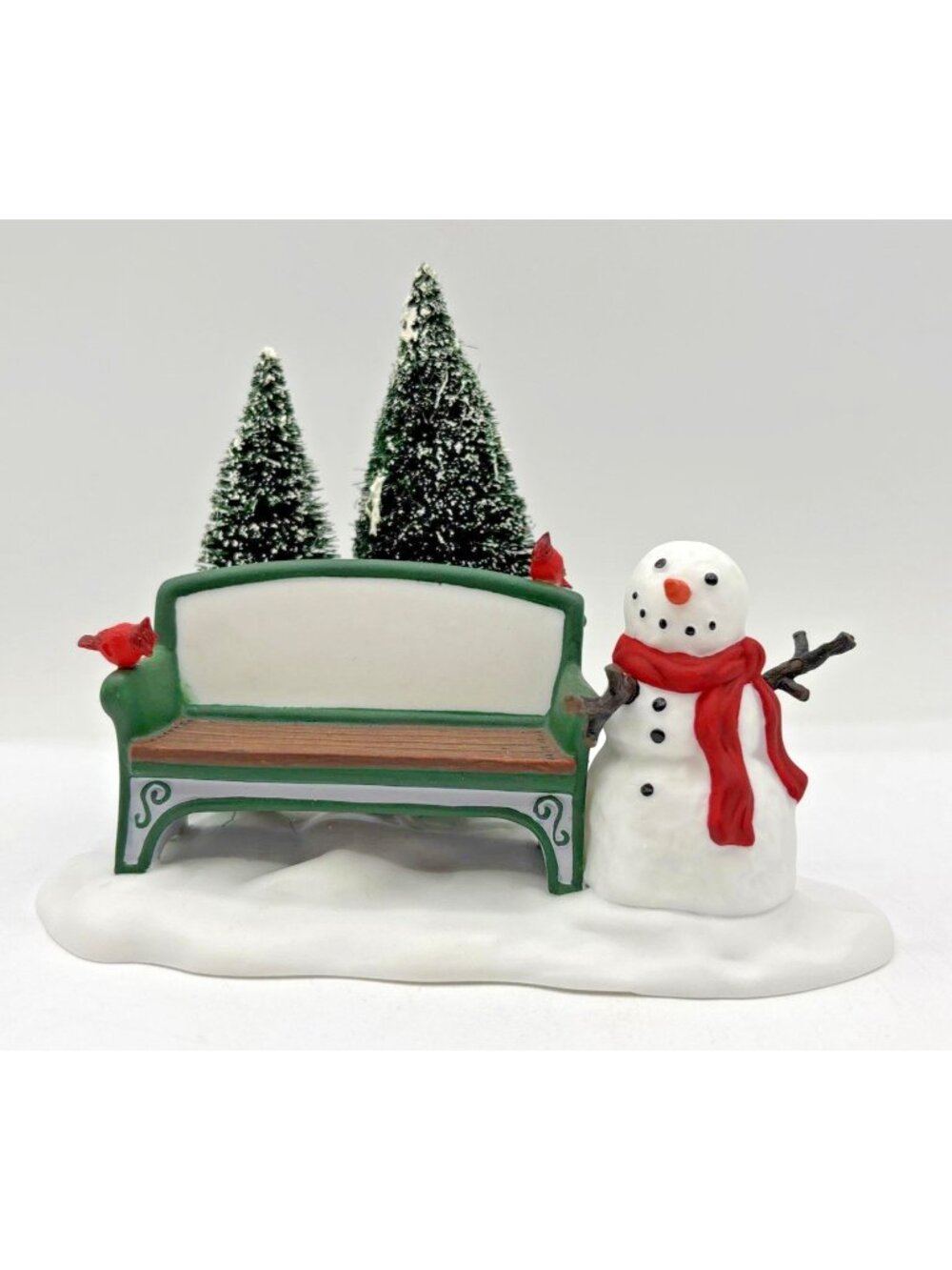 Department 56 Our Own Village Park Bench 1997 Vintage Village 2211 Retired NIB
